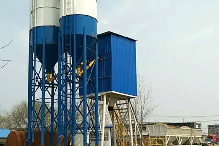 Precise debugging of concrete mixing plant