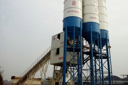 HZS60 concrete mixing plant suitable for investment