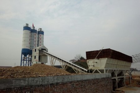 HZS60 concrete mixing plant that can lead the future of the mechanical industry