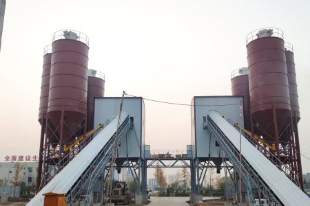 2HZS180 concrete mixing plant that breaks traditional thinking and helps engineering construction