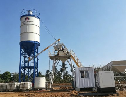 HZS25 Stationary Concrete Batching Plant