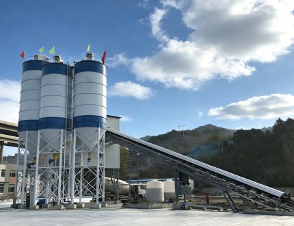 HZS180 Stationary Concrete Batching Plant
