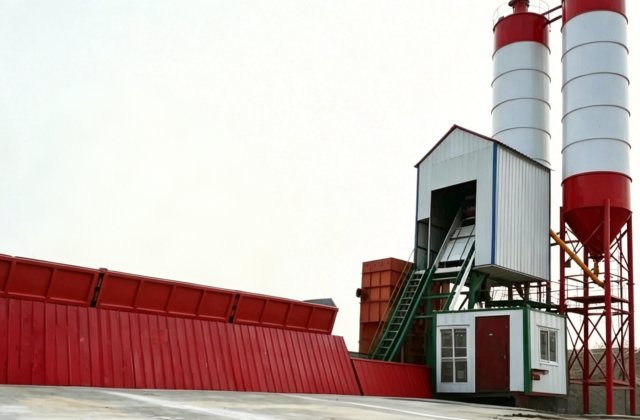 Poland-HUITE HZN50 Concrete Batching Plant | Poland Commercial Concrete Project Success