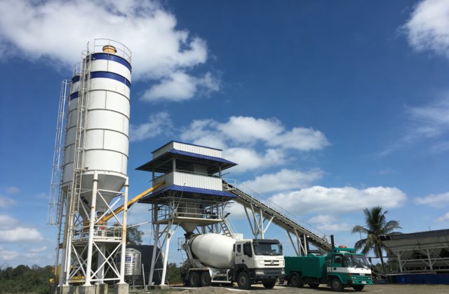 Philippines- HUITE HZN60 Precast Concrete Batching Plant - Successful Operation