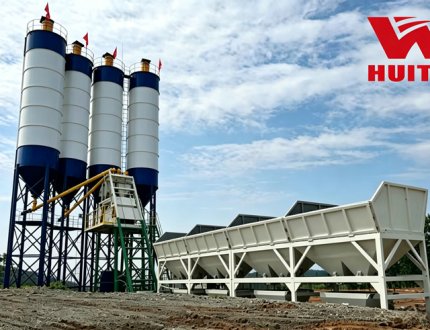 HZS75 Stationary Concrete Batching Plant