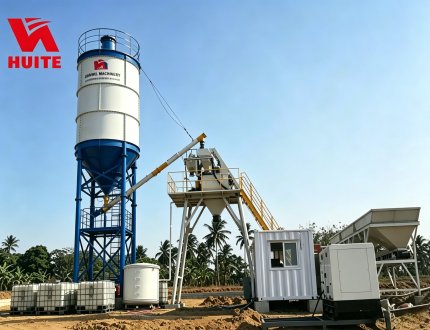 HZS25 Stationary Concrete Batching Plant