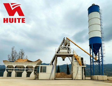 HZM75 Foundation Free Concrete Batching Plant