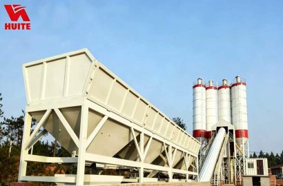 Russia- HZN90 Precast Concrete Batching Plant - Successful Operation