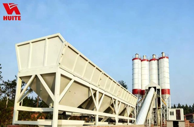 Russia- HZN90 Precast Concrete Batching Plant - Successful Operation