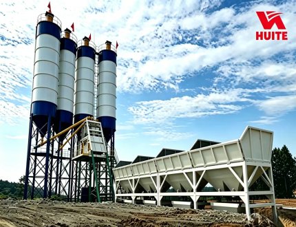 HZS75 Stationary Concrete Batching Plant