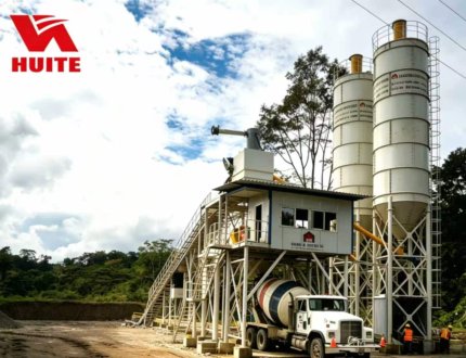 HZS90 Stationary Concrete Batching Plant