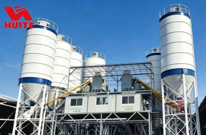 Malaysia- HUITE HZS210 Stationary Concrete Batching Plant - Successful Operation