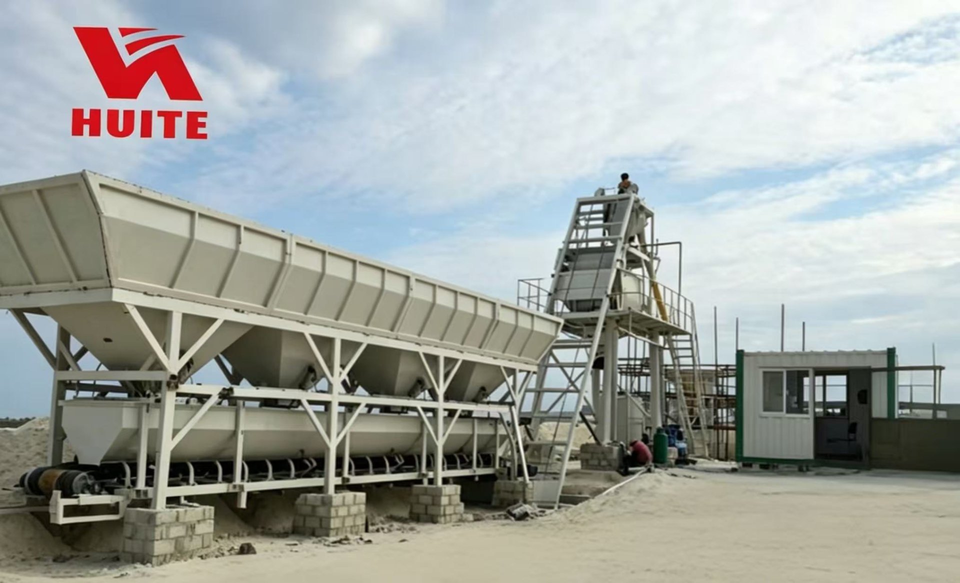 Hui-Te HZS75 Concrete Batching Plant 