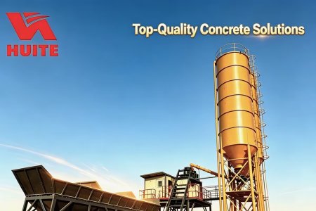 HUITE HZM35 Foundation Free Concrete Batching Plant: Redefining Efficiency and Flexibility in Construction