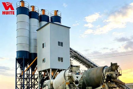 HUITE High-Performance Concrete Batching Plant, Empowering Global Infrastructure Construction