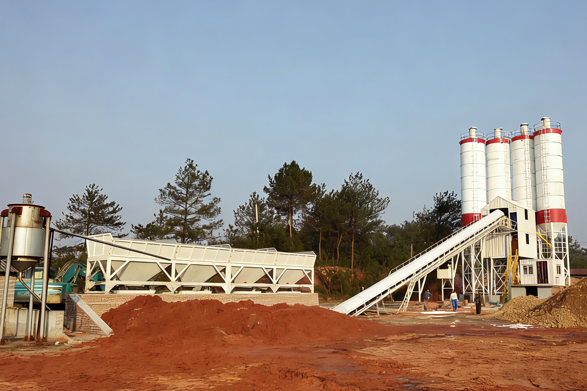 HZN90 Precast Concrete Batching Plant
