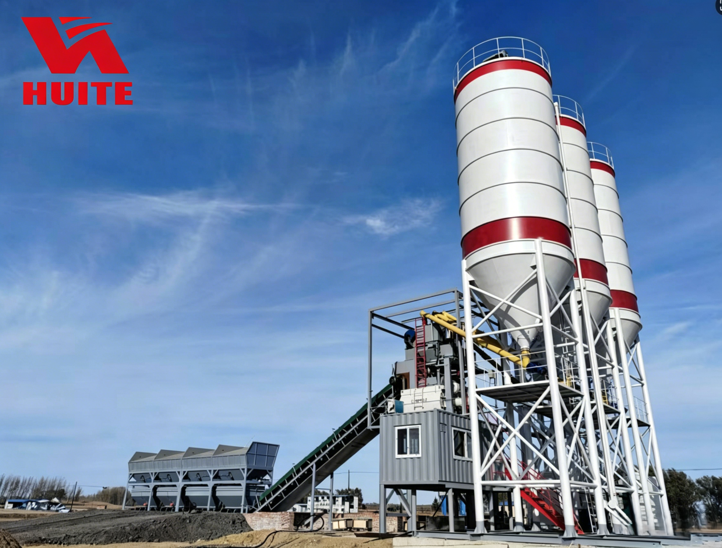 HUITE integrated concrete  batching plant-02