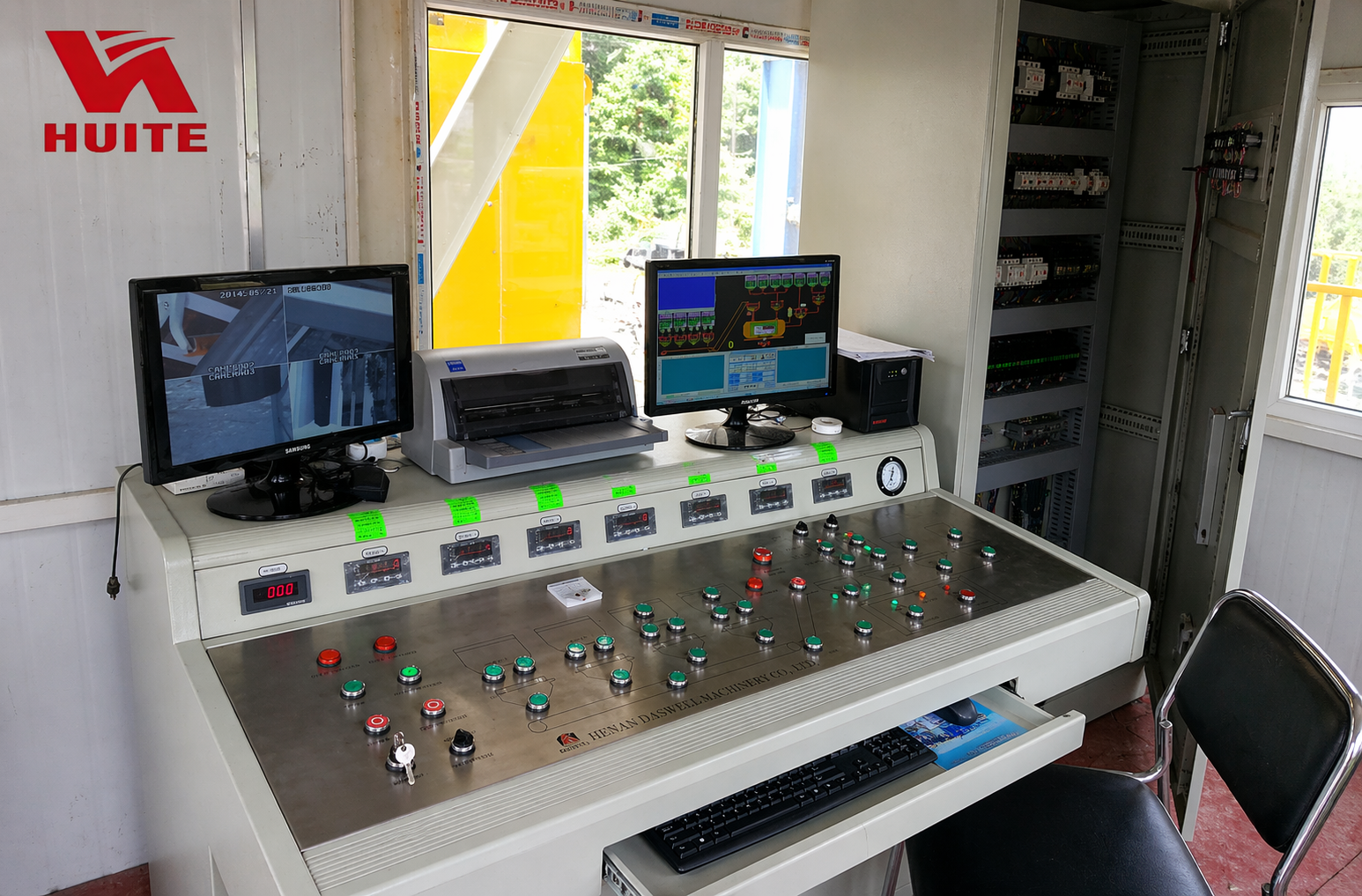 Hui-Te HZS concrete batching plant-PLD