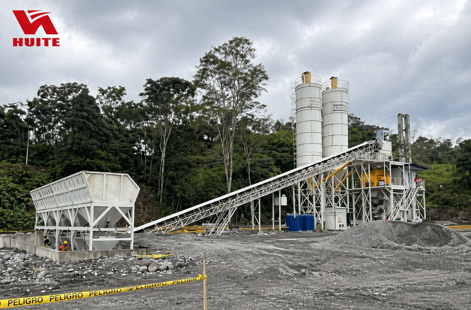 Hui-Te HZS concrete batching plant manufacturer