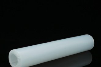 Metal detectable silicone rubber sheet