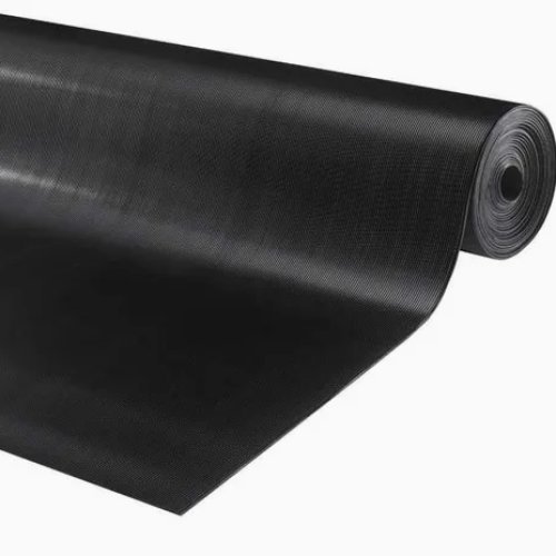Anti-Slip Fine Ribbed Rubber Sheet Flooring