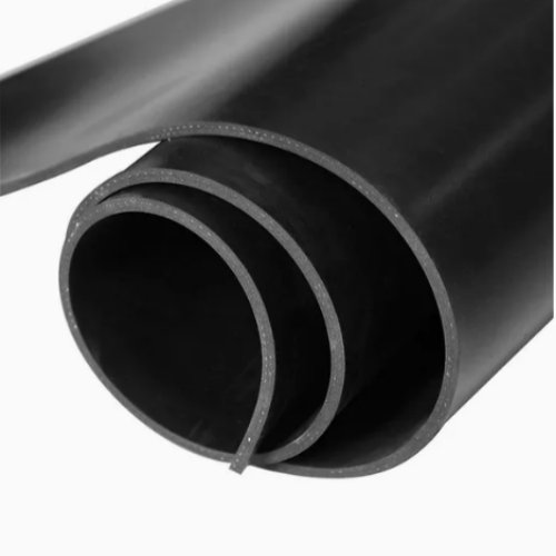 Reinforced 1 Ply Cloth Insertion Shockproof SBR Rubber Sheet