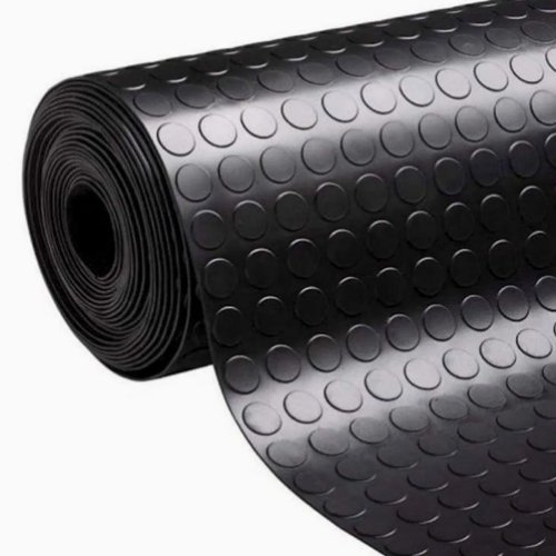 Black Stud SBR Rubber Flooring