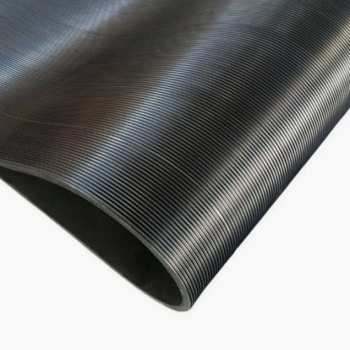 Anti-Slip Wide/Fine Ribbed Rubber Sheet Floor