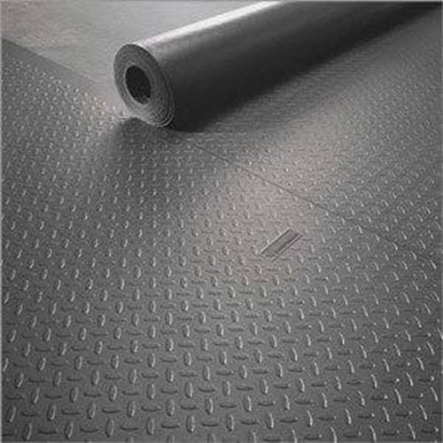 China Anti Slip Black Diamond Rubber Mat