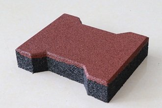 Dog-Bone rubber tile