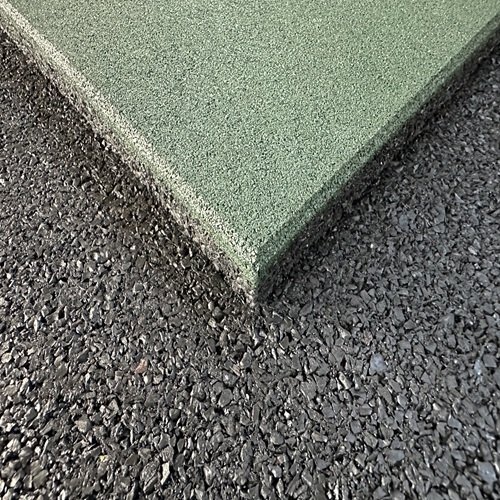 Multi Color Outdoor Granule Rubber Tile JINGMEI