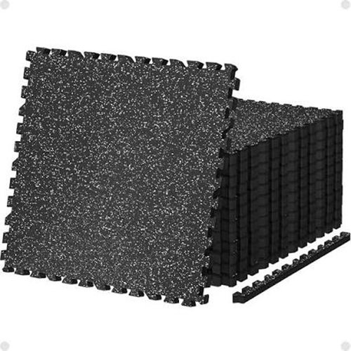  Interlocking Puzzle Rubber Floor mat for Gym JINGMEI