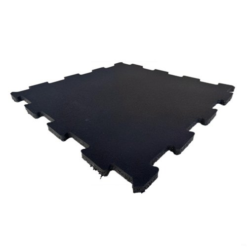 Interlocking Puzzled Rubber Tile with color flecks JINGMEI