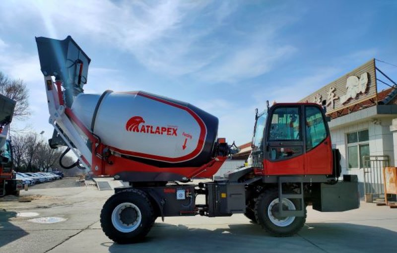 Mezcladora de concreto autocargable ATLAPEX AL7500: revolucionando la eficiencia de la construcción en el sitio