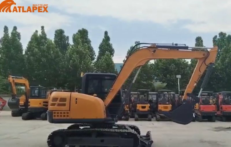 Revolución en Excavación Compacta: La Excavadora de Orugas APX90 Combina Potencia y Precisión sin Precedentes