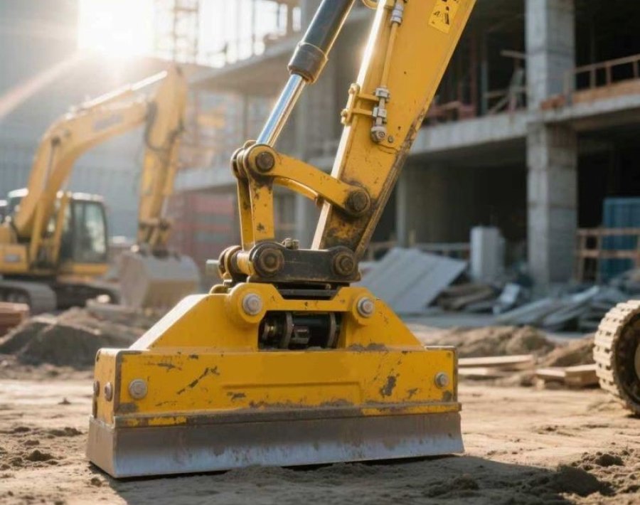 Accesorio para Retroexcavadora - Compactador de Placa Vibratoria