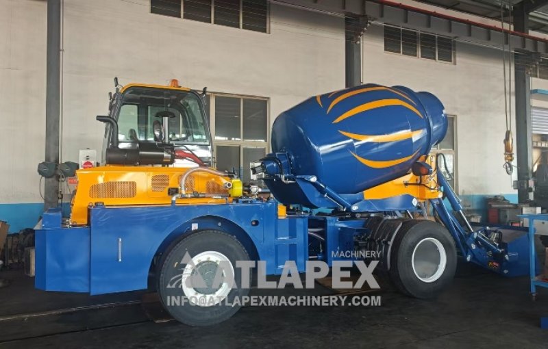 Mezcladora de concreto autocargable ATLAPEX AL 4000