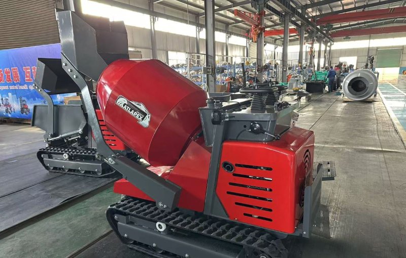 Compacto y Ágil: La Mezcladora de Concreto Autocargable 08MD