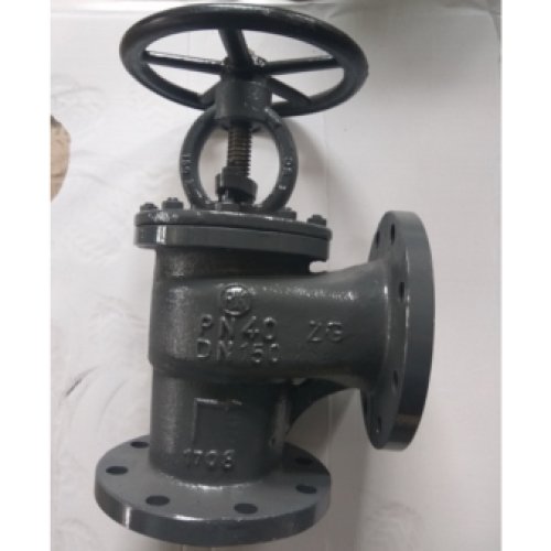 DIN Marine Cast Steel Right Angle Globe Valve PN6/PN10/PN25/PN40