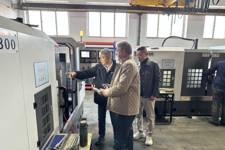 Welcoming Our Valued Customers from Meson Group to QINGDAO RONGKANG VALVE.