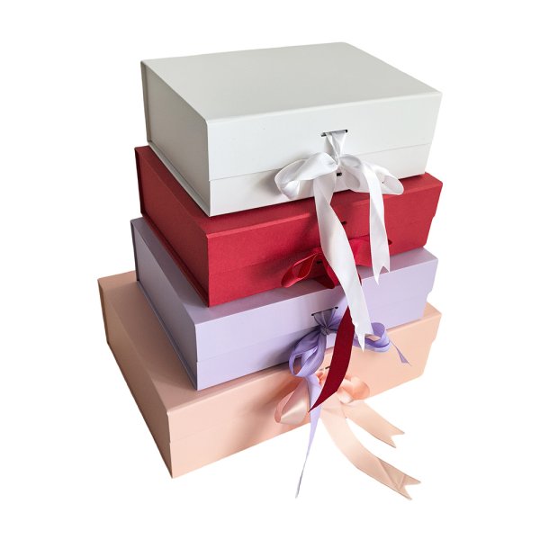 ​Flip Gift Box Magnetic Folding Gift Box with Ribbon