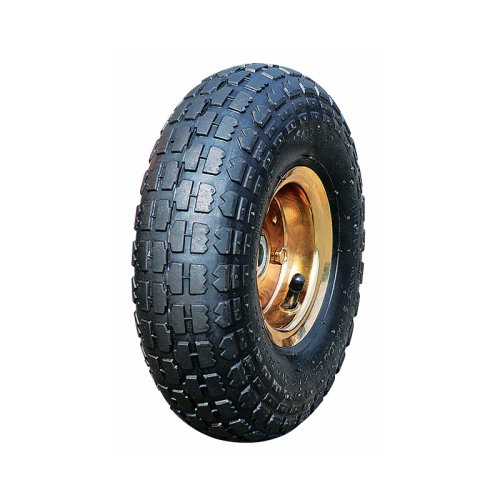 4.10/3.50-4 2PR Pneumatic Rubber Wheel Gem Pattern Tread Hand Truck Material Handling Equipment Part10X4.10 3.50-4