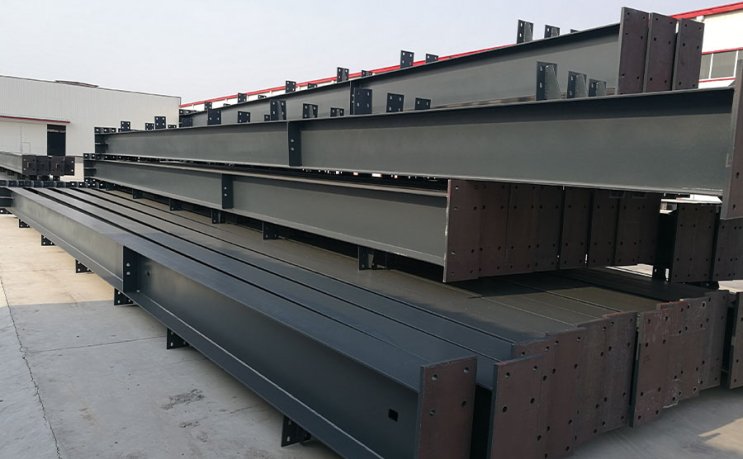 Viga H Soldada Con Estructura De Acero