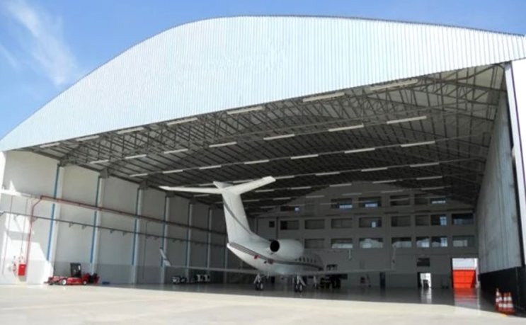 Hangar de acero para aeronaves aprobado por la ISO