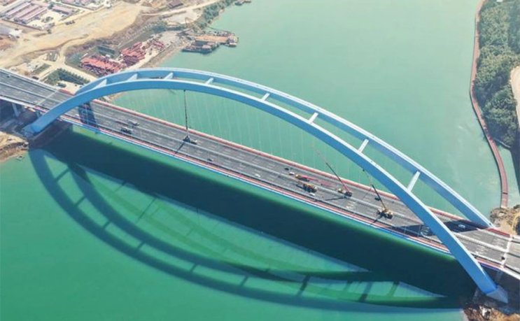 Puente De Arco De Acero Galvanizado Personalizado