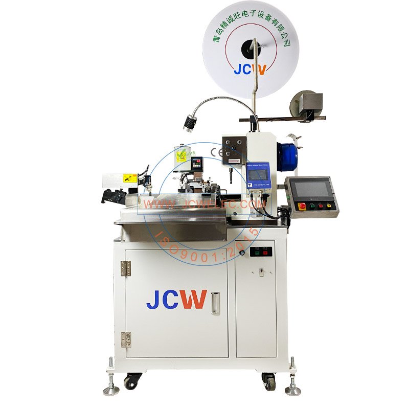 Fully Automatic Ultra Thin Wire Crimp to Tin Solder Machine