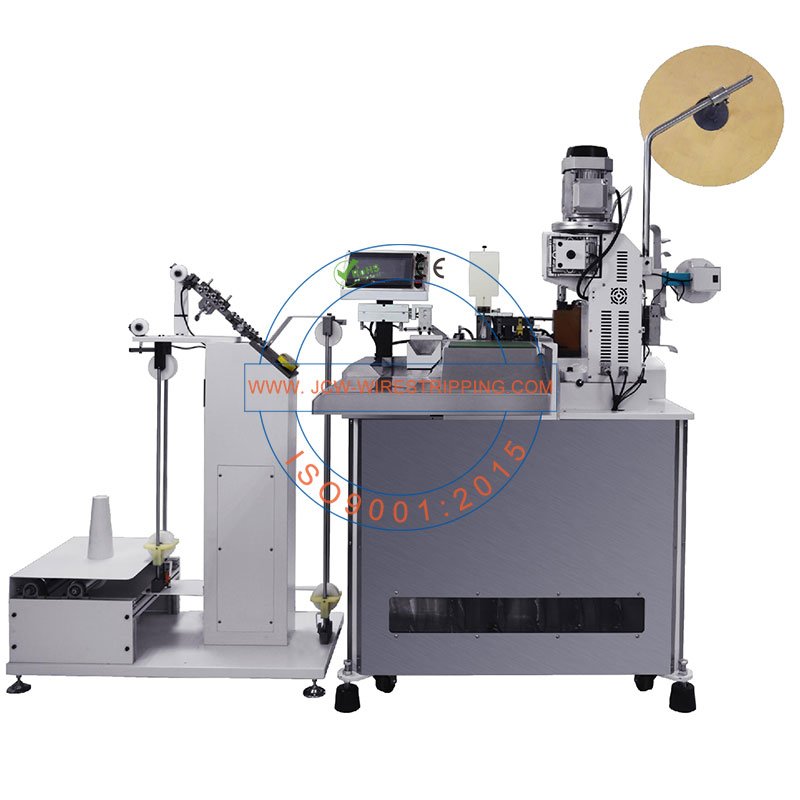 Fully-auto Single Wire Crimping to Tinning Machine
