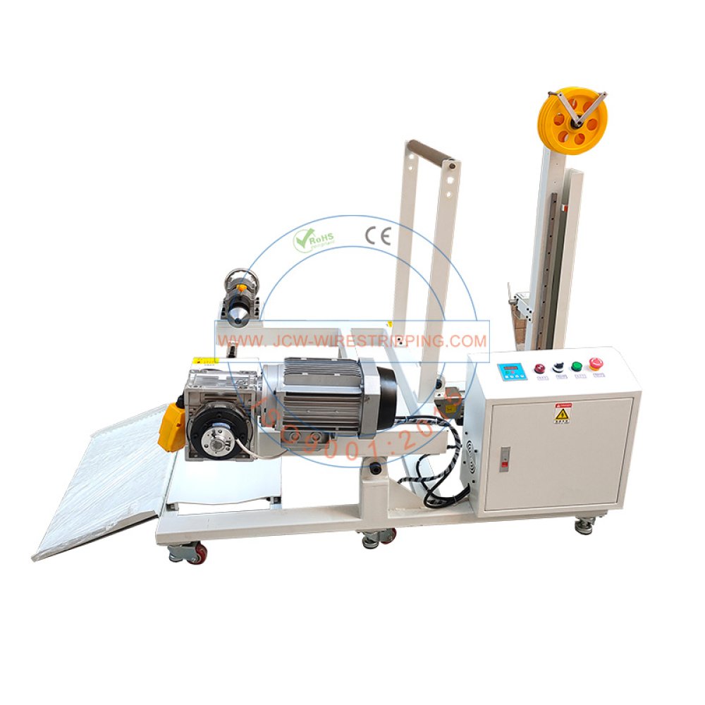 300KG Cable Drum Unwinding Machine Easyloaded Cable Prefeed Machine