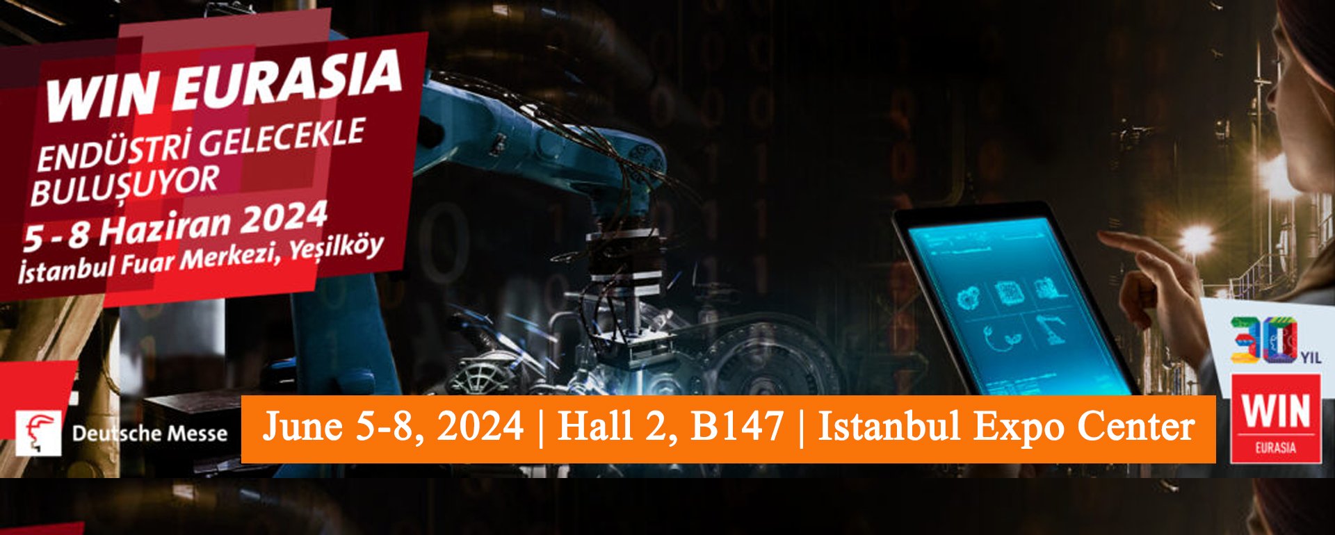 June 5-8, 2024 | Hall 2, B147 | Istanbul Expo Center, Yeşilköy