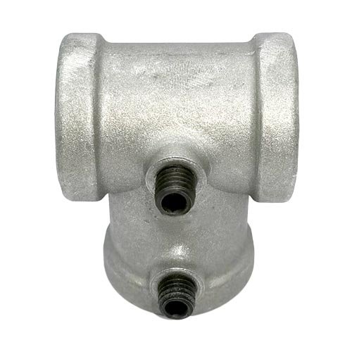 Short Tee Aluminum Structural Pipe Fittings